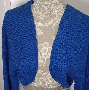 Khol's Blue Women's Open Front Cardigan